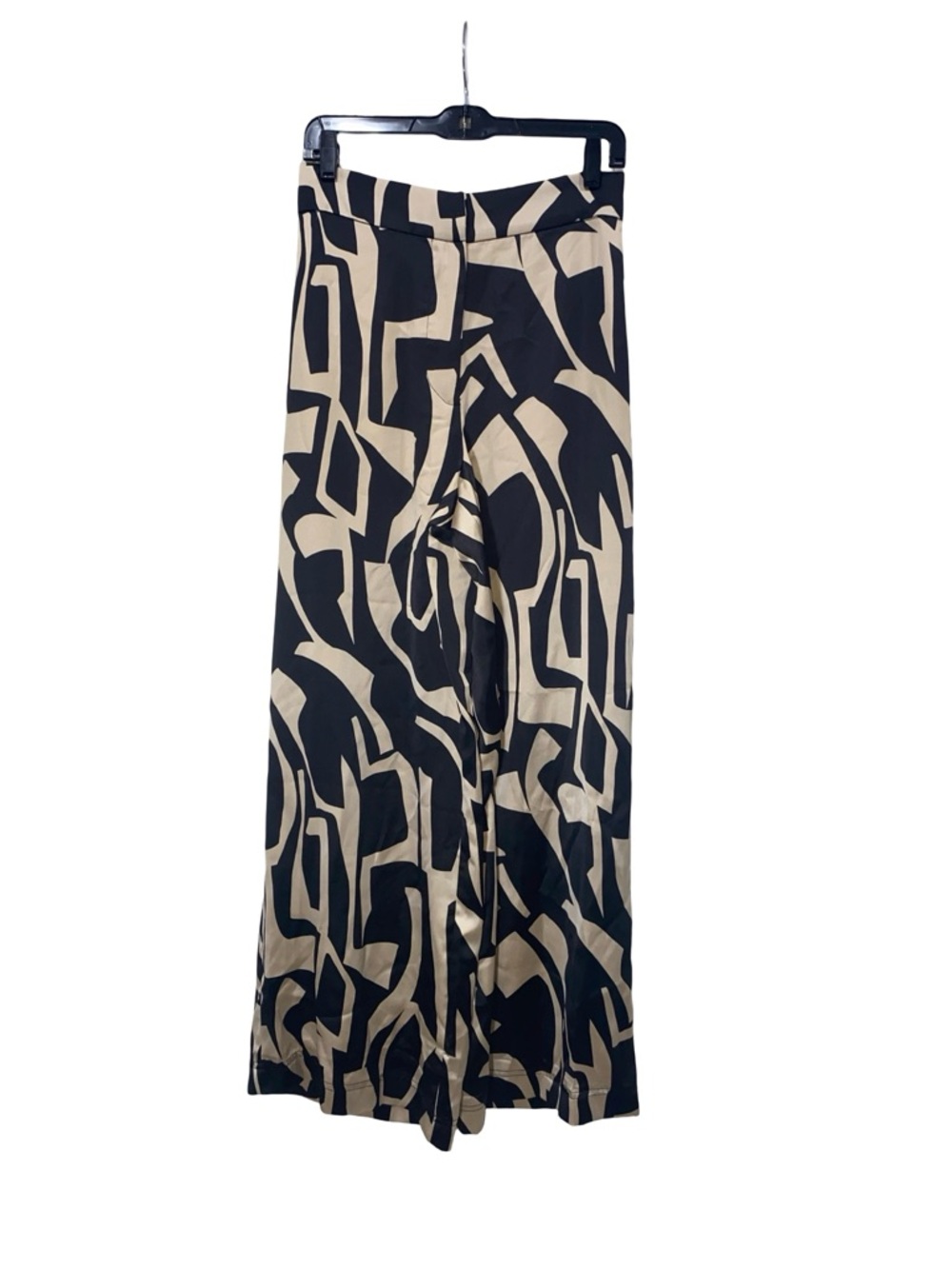 House of Harlow 1960 Black & Cream Wide Leg Graphic Pants - Picture 2 of 10